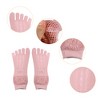 Unique Bargains Invisible Five Fingers Socks Hollow Out Breathable Soft Fashion No Show Socks for Women 3 Pairs - image 3 of 4