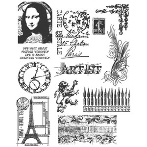 Tim Holtz Cling Stamps 7"X8.5" - 1 of 2
