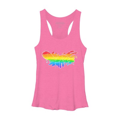 Adult Design By Humans Pride Rainbow Doodle By Maricalvente Racerback Tank Top