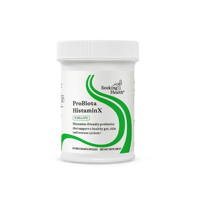 Seeking Health ProBiota HistaminX - 10 Billion CFU Low-Histamine Probiotic Supplement, Vegan & Vegetarian(60 Capsules)