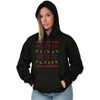 Ugly Christmas Lights Lets Get Lit Hoodie Sweatshirt Women Men Brisco Brands - 3 of 4