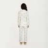 Anna-Kaci Lounge Women's 2-Piece Set Long Sleeve Button Front Top and Relaxed Fit Pants Pajama Set with Dog Print - 4 of 4