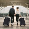 FATMOON 3-Piece Hard Shell Luggage Set with Spinner Wheels and TSA Lock - 20", 24", 28" Lightweight Suitcases for Travel, Black - 2 of 4