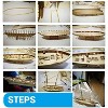 1:100 Scale Wooden Wood Sailboat Ship Kits,Wooden Ship Model Kit,Home DIY Model Home Decoration Boat Gift Toy for Kids - 4 of 4