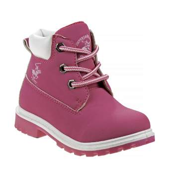 Beverly Hills Polo Club Unisex Girls' and Boys' Fashion Classic Combat High-Top Chukka Boots (Little Kids/Big Kids)
