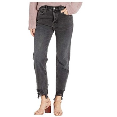Free People Womens Chewed Up Straight Leg Jeans