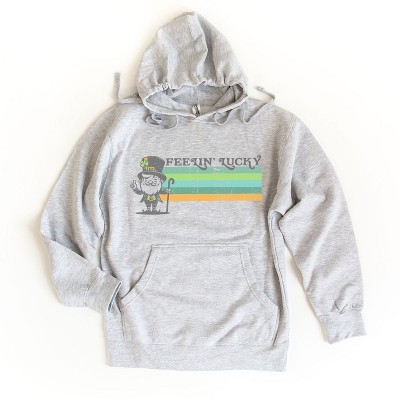 Simply Sage Market Women's Graphic Hoodie Feelin' Lucky Leprechuan