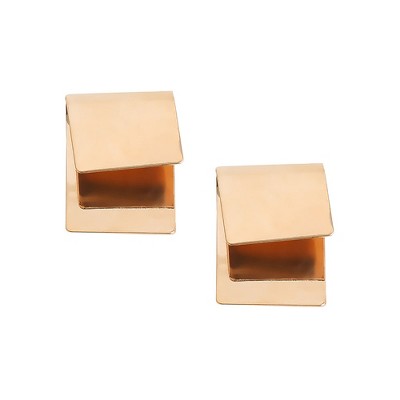 SOHI Women's Gold Minimal Drop Earrings