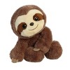 Aurora Medium Smiles Sloth Flopsie Adorable Stuffed Animal Brown 12" - 3 of 4