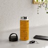 Becky Bailey Cactus Silk In Gold Water Bottle - Society6 - 4 of 4