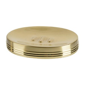 Nu Steel Jewel Decorative Stainless Steel Bar Soap Dish Holder : Microfiber, Machine Washable, Non-Slip Backing - 1 of 4