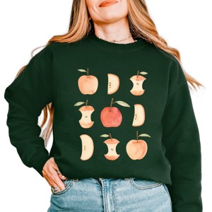 Simply Sage Market Watercolor Apple Chart shirt design Sweatshirt - 1 of 4