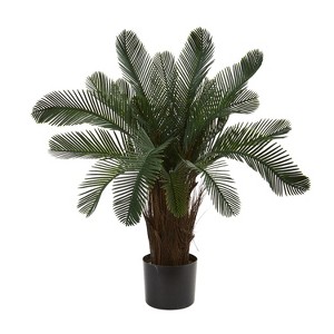 HomeStock  2 ft. Artificial Cycas Tree in Pot for Indoor/Outdoor - 1 of 3