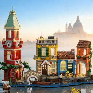 2155PCS Venice Architeture Street Model Christmas Building Set for Adults for Adults & Kids Aged 10+ - 1 of 4