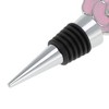 Unique Bargains Bottle Stoppers Rose Zinc Alloy Aluminum Alloy TPR 3.98"x1.54"x0.79" 1 Pc - 3 of 3