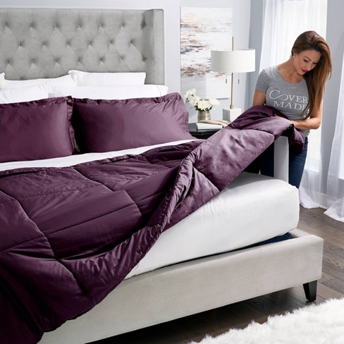 Target deals purple comforter