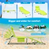 SKRAN 3-in-1 Heavy Duty Tanning Chair with Face Hole Adjustable 5-Position Folding Lounge Chairs for Portable Lounge Chair for Patio Pool - 3 of 4
