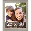 PosterPalooza | 25x30 Wide Barnwood Picture Frame, UV Acrylic, 6 Finishes - Grey, Brown, White, and Black - 2 of 4