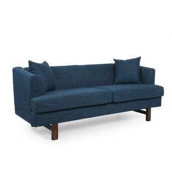 Mableton Mid-Century Modern Upholstered 3 Seater Sofa - Christopher Knight Home