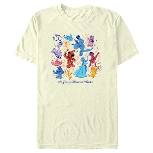 Men's Disney Character Sketches 100 Years of Music and Wonder T-Shirt - 1 of 4