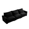 NicBex Couches for Living Room Over Size 3-Seater Sofa Deep Seat Couch Comfort Corduroy Upholstered Sofa With 3 Waist Pillows for Bedroom - 2 of 4