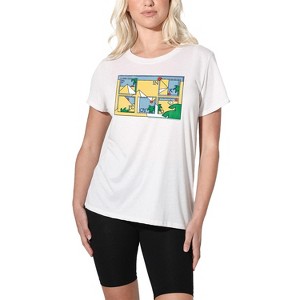 Women's Pink Floyd Pyramids Loose T-Shirt - 1 of 4