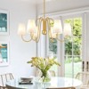LLHZSY 6-Light Ceiling Chandelier 32 7/10" Wide - Gold - 2 of 4