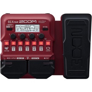 Zoom B1X FOUR Bass Multi-effects Processor with Expression Pedal With 70+ Built-in Effects - 1 of 4