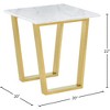 Meridian Furniture,Cameron Gold End Table - 3 of 4