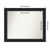 Amanti Art Filigree Non-Beveled Framed Bathroom Vanity Wall Mirror - 3 of 4