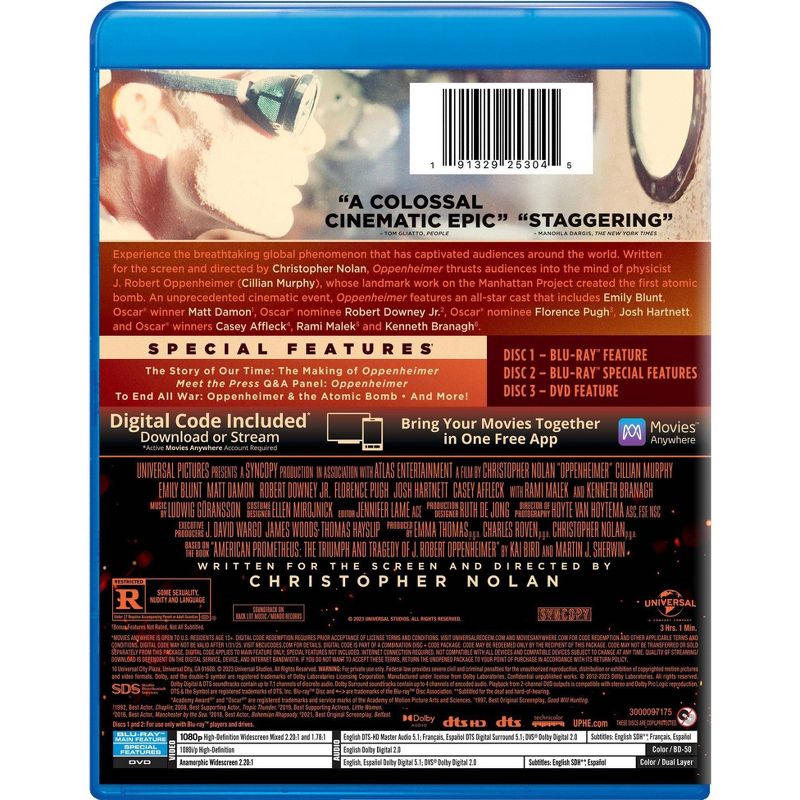 Oppenheimer (Blu-ray + DVD + Digital), 3 of 4