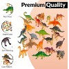Mini Dinosaur Toy Set for Kids 96 pcs Plastic Dinosaur Figures 2.5" Mini T-rex, Stegosaurus, Monoclonius, and More! - 2 of 4