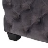 Jaymee New Velvet Ottoman - Christopher Knight Home - 4 of 4