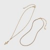 Rhinestone & Ball Chain Snake Multi-Strand Necklace - Wild Fable™ Gold - 2 of 3
