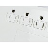 Monoprice Power & Surge - 12 Outlet Surge Protector Power Strip with 2 Built In 2.1A USB Charger Ports - 6 Feet - White | Cord UL Rated, 4, 230 Joules - 4 of 4