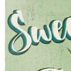 HomeRoots 36" Green And White Solid Wood Sweet Summer Porch Sign - 4 of 4