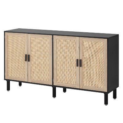 Finnhomy 4 Door Sideboard Buffet Cabinet