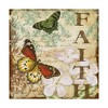Trademark Fine Art -Jean Plout 'Inspirational Butterflies Faith' Canvas Art - 2 of 3