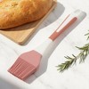 Unique Bargains Pastry Brush Dual-Color Brush Dishwasher Safe Silicone Plastic 8.66"x1.69" 1Pcs - 2 of 4