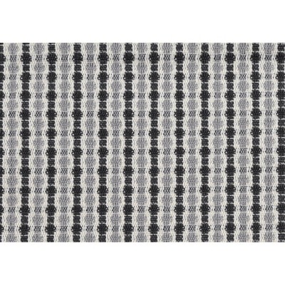 18" Square Black and Gray Polyester Abstract Throw Pillow