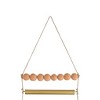 Beaded Ladder Wall Hanging Terracotta, Metal & Jute by Foreside Home & Garden - 4 of 4