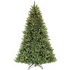7.5ft Pre-lit Artificial Christmas Tree Full Forest Fir - Puleo - 4 of 4