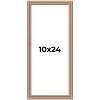 PosterPalooza | Panoramic Deco Brown Picture Frame - UV Acrylic, Foam Board Backing, Hanging Hardware - 2 of 4
