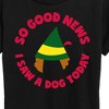 Women's - ELF - Christmas Family Set Saw A Dog Short Sleeve Graphic T-Shirt - 2 of 4