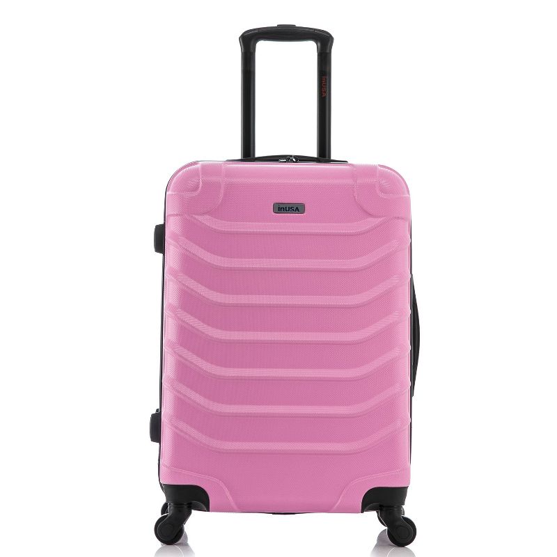 InUSA Endurance Lightweight Hardside Medium Checked Spinner Suitcase, 3 of 11