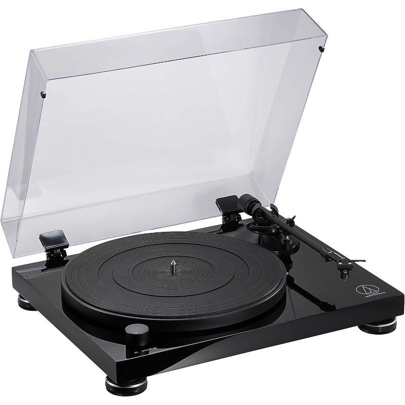 Audio Technica AT-LPW50PB Fully Manual Belt-Drive Turntable | Speed Sensor Motor System with Anti-Skate Control - Black, 3 of 8