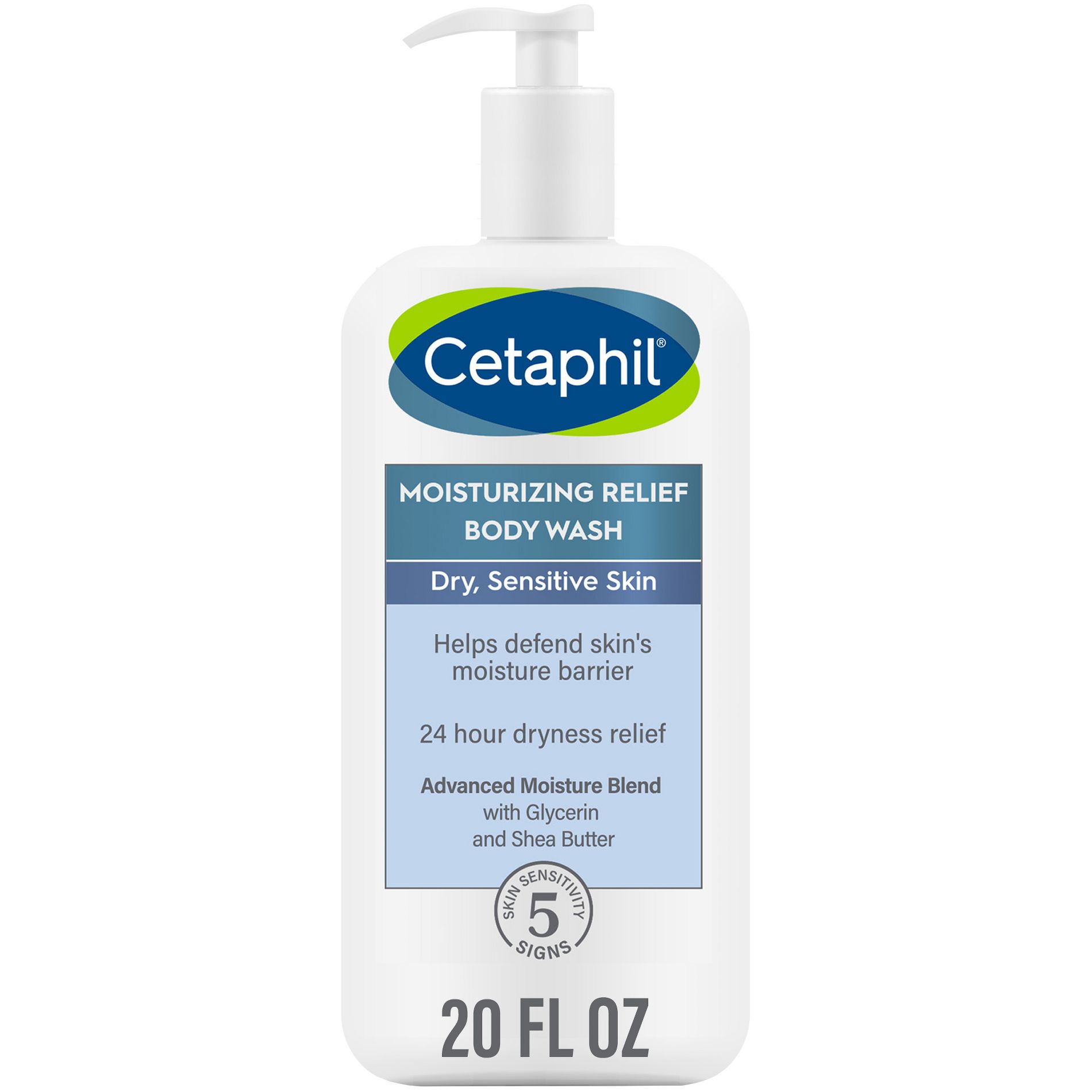 Cetaphil Moisturizing Relief Therapeutic Body Wash - 20 fl oz