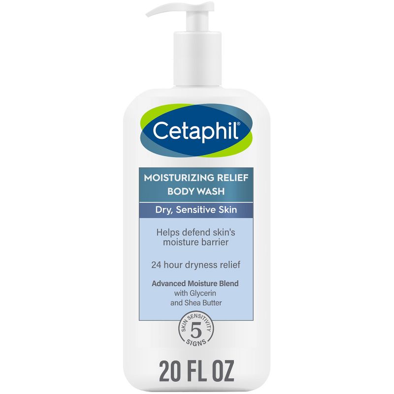 Cetaphil Moisturizing Relief Therapeutic Body Wash - 20 fl oz, 1 of 8
