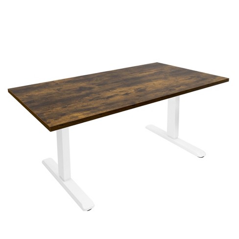 Mount it Electric Sit stand Desk With Tabletop White oak Target