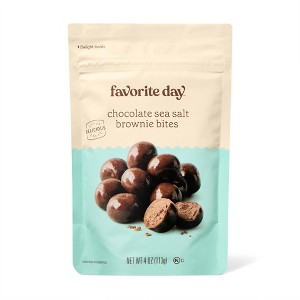 Chocolate Sea Salt Brownie Bites - 4oz - Favorite Day™ - 1 of 3